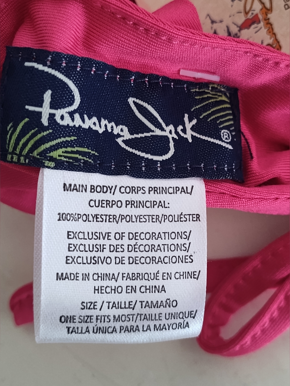 NWT Panama Jack Women's Hot Pink Fuchsia Sun Visor Waterproof Hat | Adjustable - Picture 2 of 6